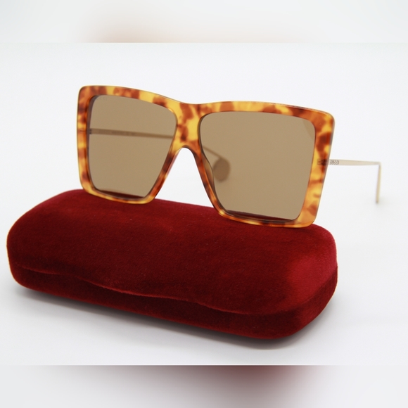 NEW GUCCI GG0434S 003 UNISEX SUNGLASSES GUCCI NEW COLLECTION EYEWEAR GUCCI - Picture 2 of 14